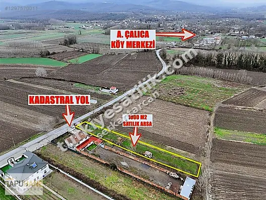 TAPUHANE'DEN A. ÇALICA KÖYÜNDE 1OOO M2 SATILIK ARSA — görsel 5